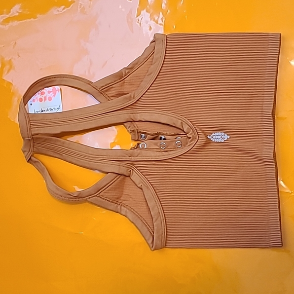 Free people free throw crop toasted coconut - Picture 5 of 5